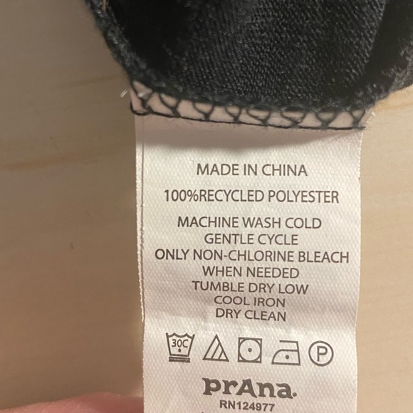 Prana Navy Draped Open-Front Cardigan - Picture 5 of 6